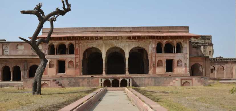 Historical building with arches