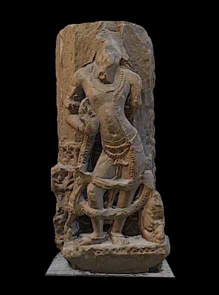 Deity On Pillar 