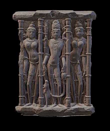 Ishana with  Attendants 