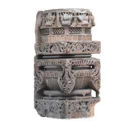Pillar with Purnakumbha Motif