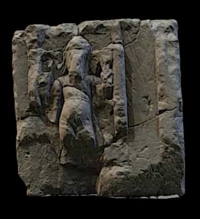 Ganesha carved in stone