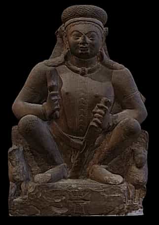 Seated Surya image on Two Horse Chariot