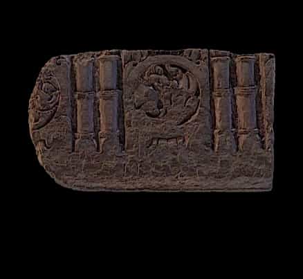 Carved Slab With Vyal