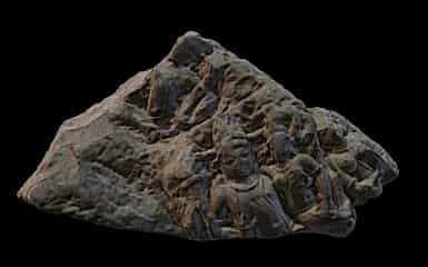 Fragment showing Uma-Maheshwar