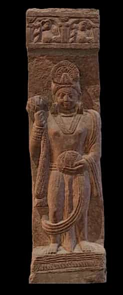 Bodhisattva with holding flower