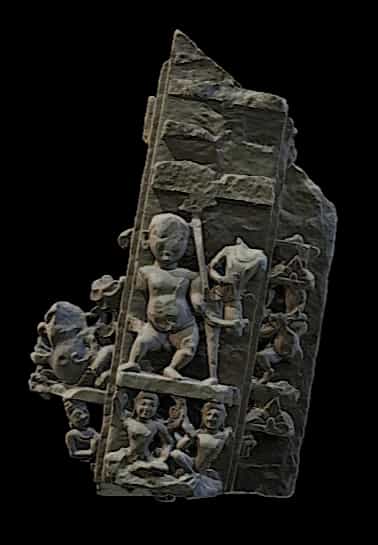 Door Jamb showing Vamana Avatara