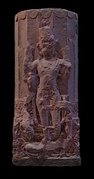 Deity On Pillar 