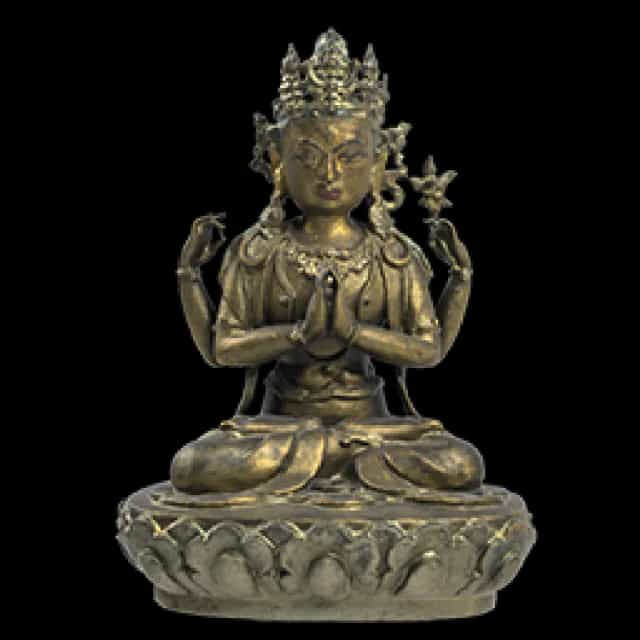 Four-armed Shadakshari Avalokiteshvara