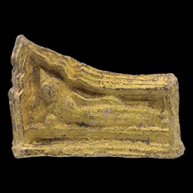 Votive Plaque Showing Buddha’s Great Demise (mahaparinirvana)