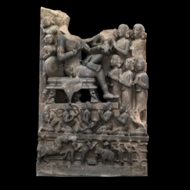 King Narsimha Discoursing