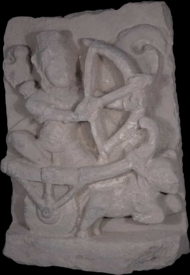 Warrior on Chariot, Vishwamitra Ka Tila (Pehowa)